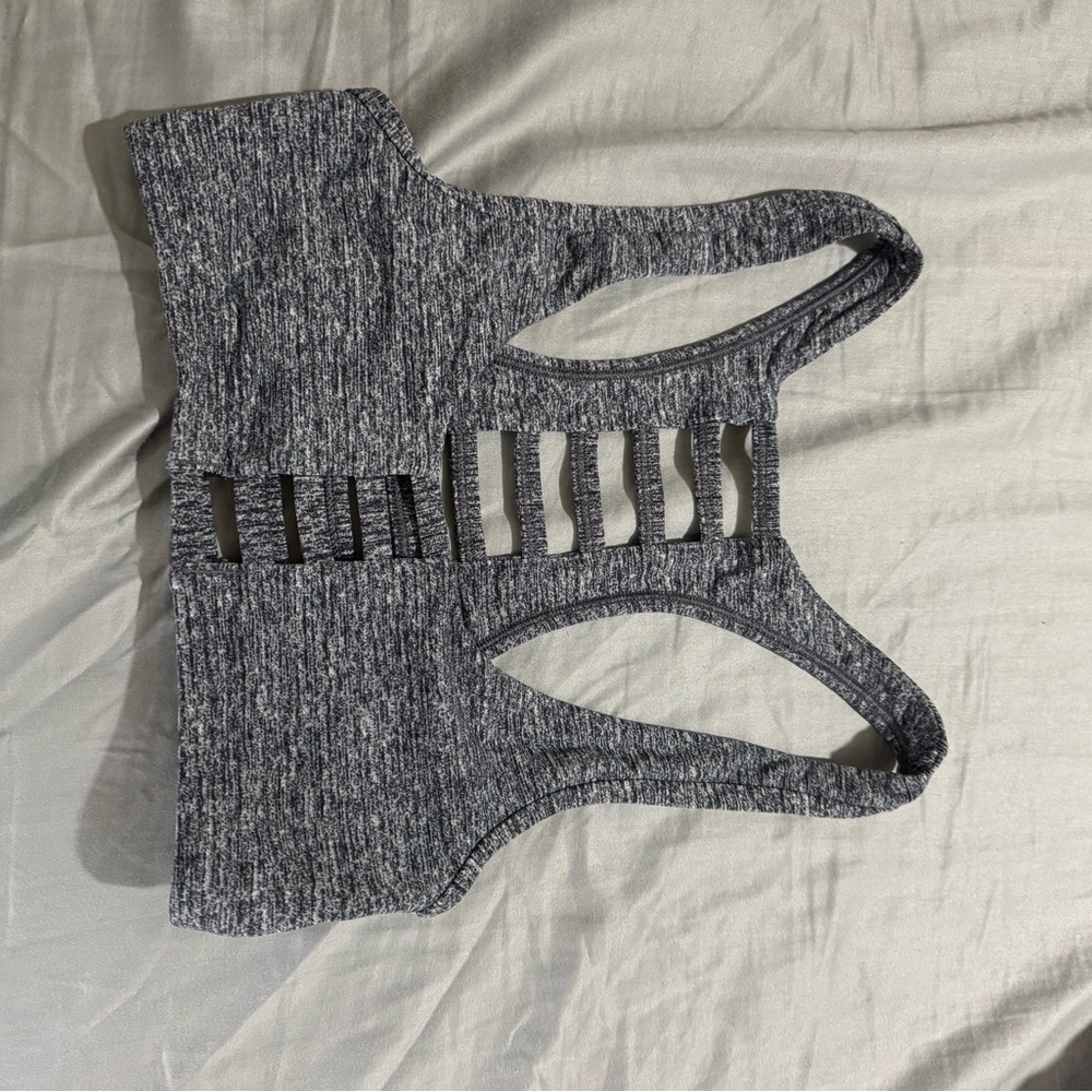 PINK Victoria's Secret Charcoal Sports Bra